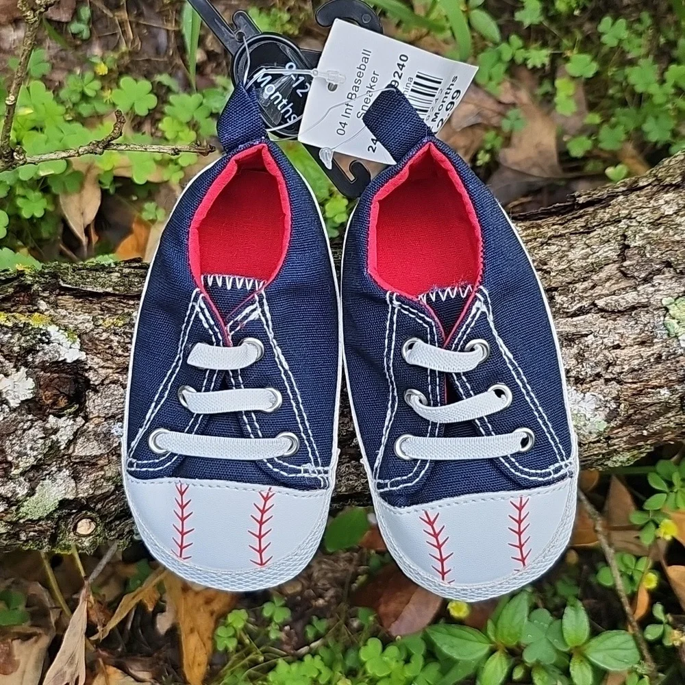 Baseball Sneakers Unisex Baby 9-12 Months New